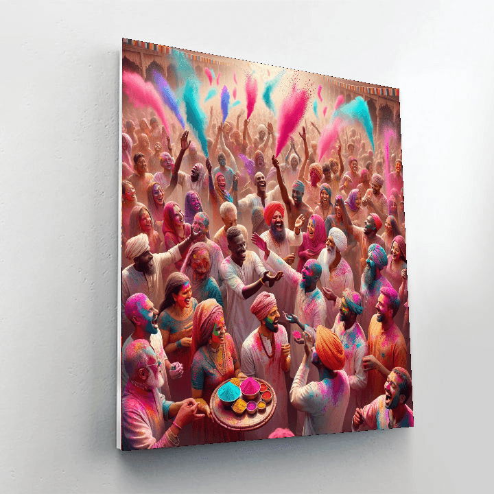 Holi - India DIY Paint By Numbers