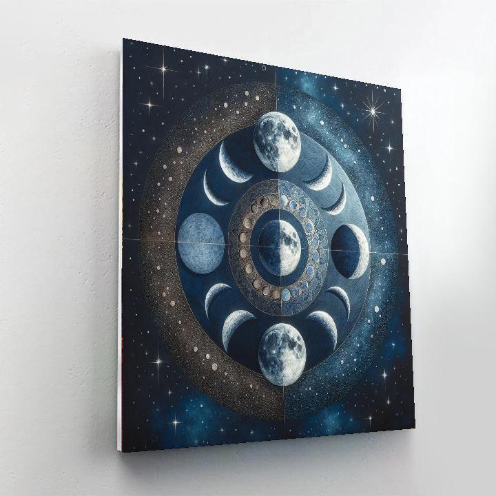 Celestial Phase Of The Moon Paint By Number