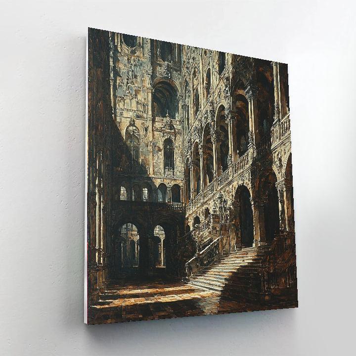 Giovanni Battista Piranesi Inspired Piranesi's Grand Architecture  DIY Paint By Numbers