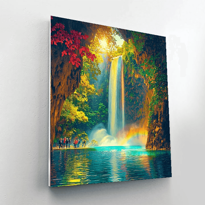 Duden Waterfalls Numbered Painting Kits