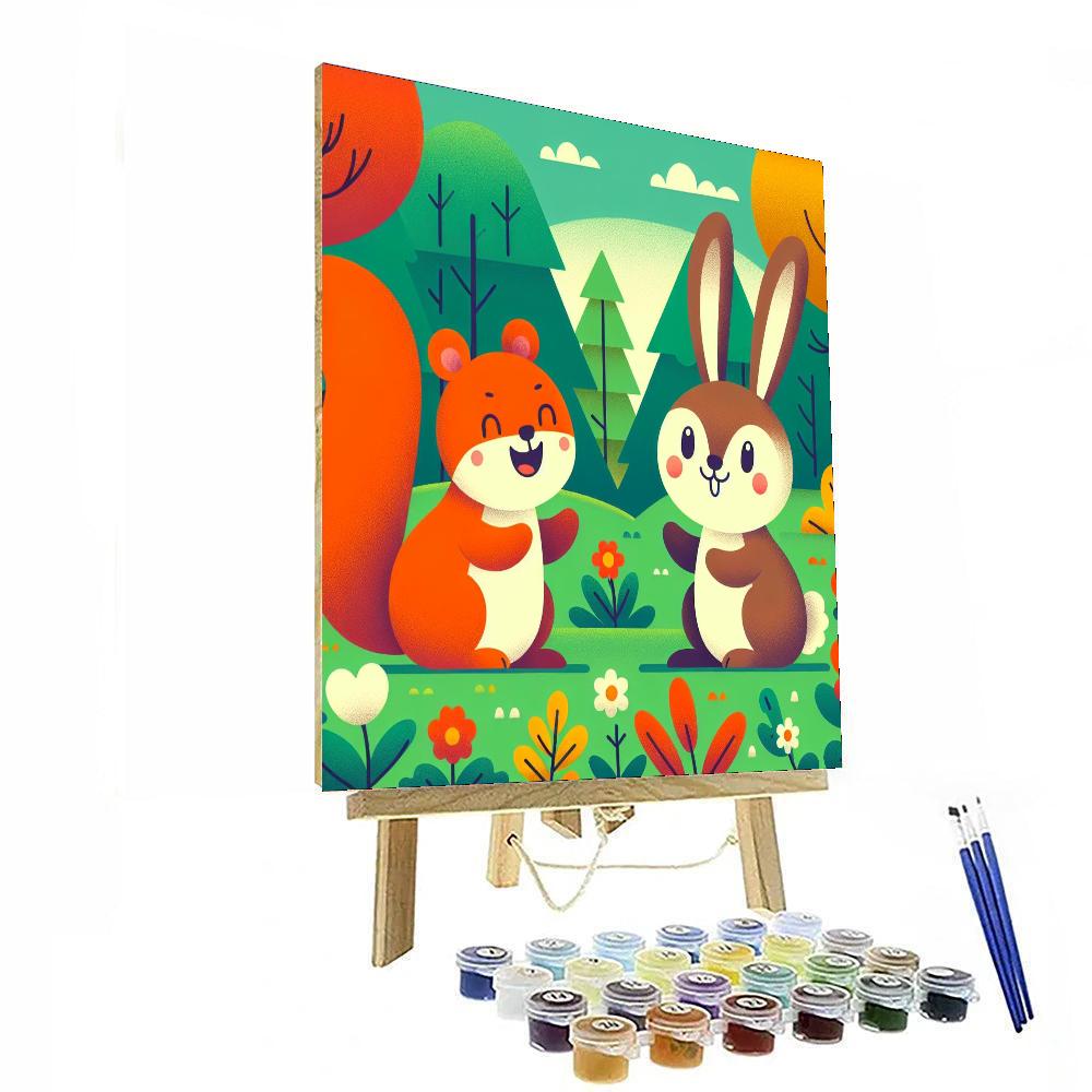 Woodland Animal Kingdom Numbered Painting Kits