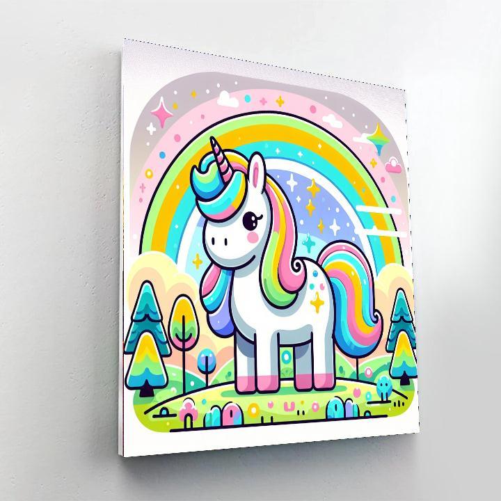 Gentle Unicorn Paint By Numbers Kits