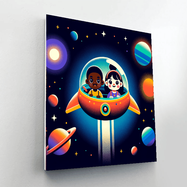 Galaxy Explorer Painting By Numbers Kit