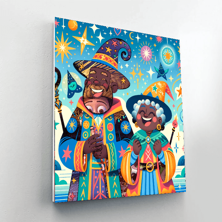 Wondrous Wizards Paint By Color