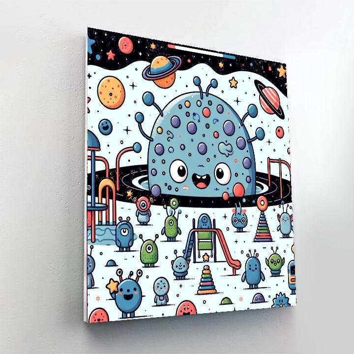 Intergalactic Playground Paint By Color