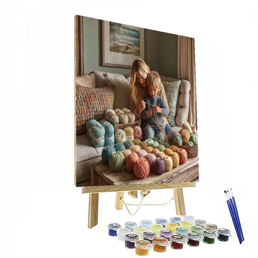 Handmade Memories Number Painting