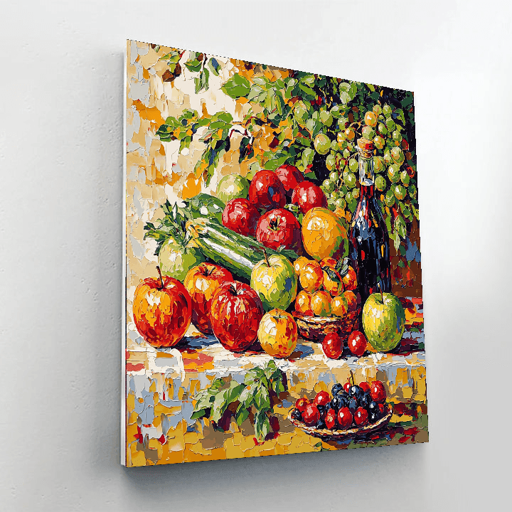 Vincent Van Gogh Inspired Colorful Harvest  Paint By Numbers Art