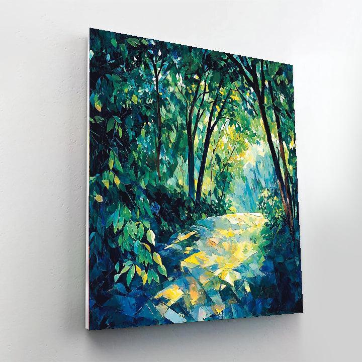 Paul Cézanne Inspired Cézanne's Enchanted Arboretum  Paint By Number