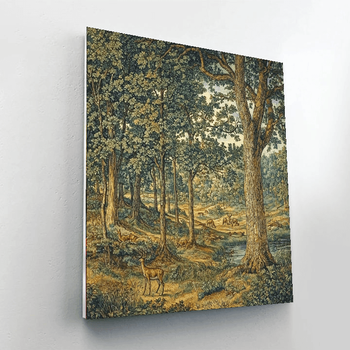 Albrecht Dürer Inspired Regal Woodland Escape  Numbered Painting Kits