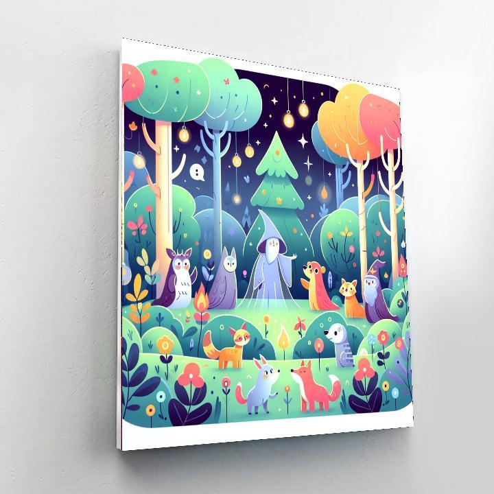 Fantasy Nature Walk Paint By Numbers Art