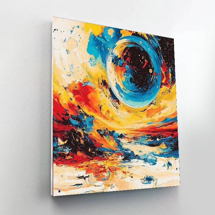 Salvador Dali Inspired Dali's Dreamscape Reverie  Numbered Painting Kits