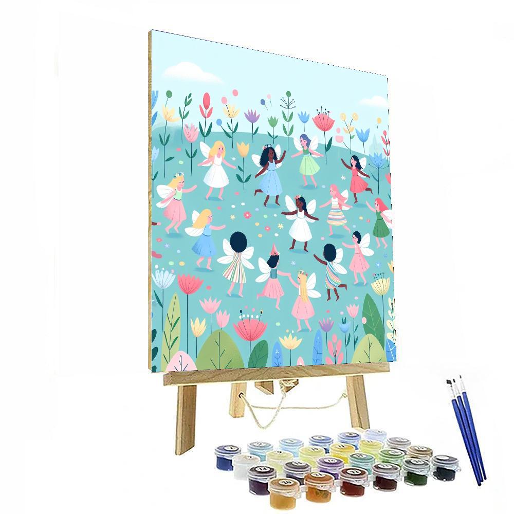 Ballet Of The Blossoms Painting By Numbers Kit