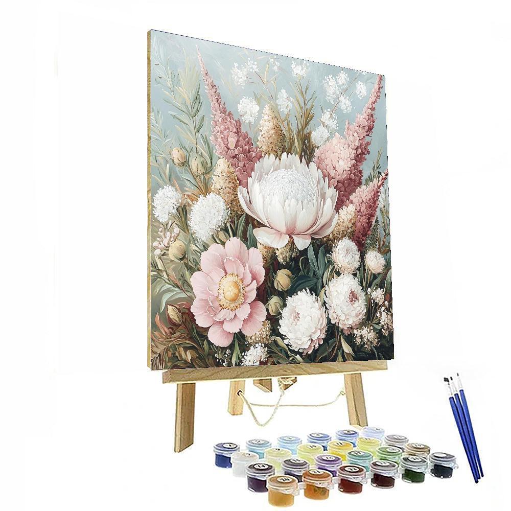 Redouté Inspired Botanical Garden  Paint By Number