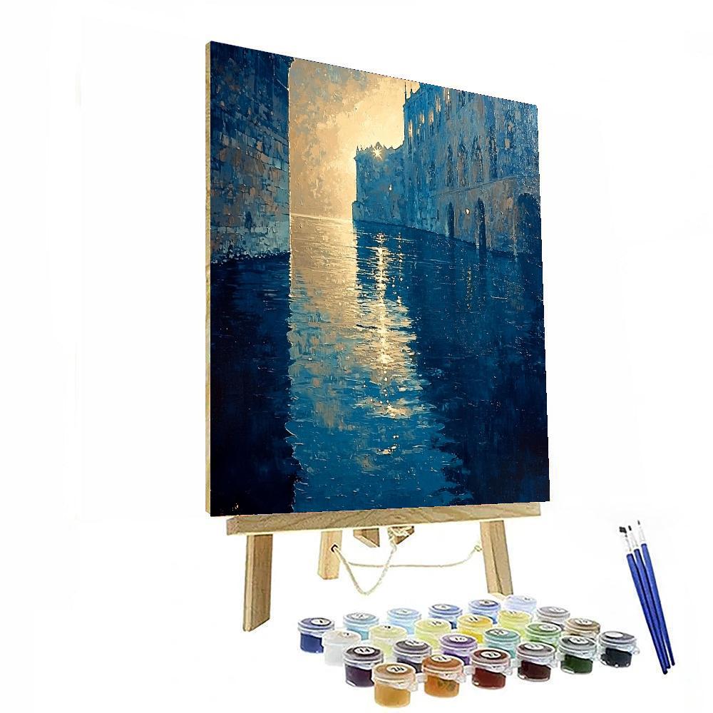 Caravaggio Inspired Reflections In Stillness  DIY Paint By Numbers