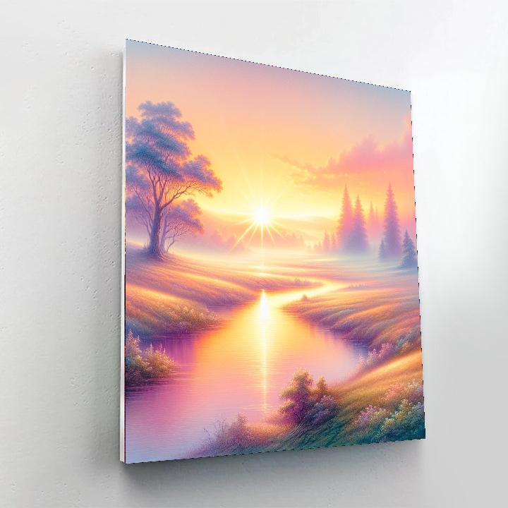 Aurora's Dawn Radiance Paint By Color