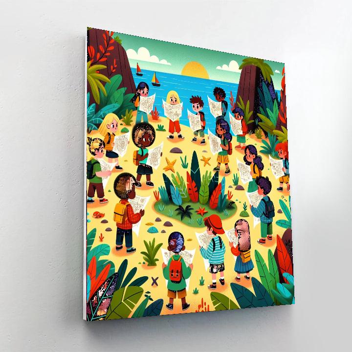 Mystery Island Paint By Numbers Art