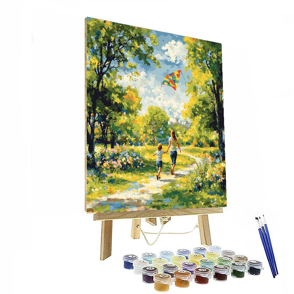 Joyful Moments In The Park Paint By Numbers Kits