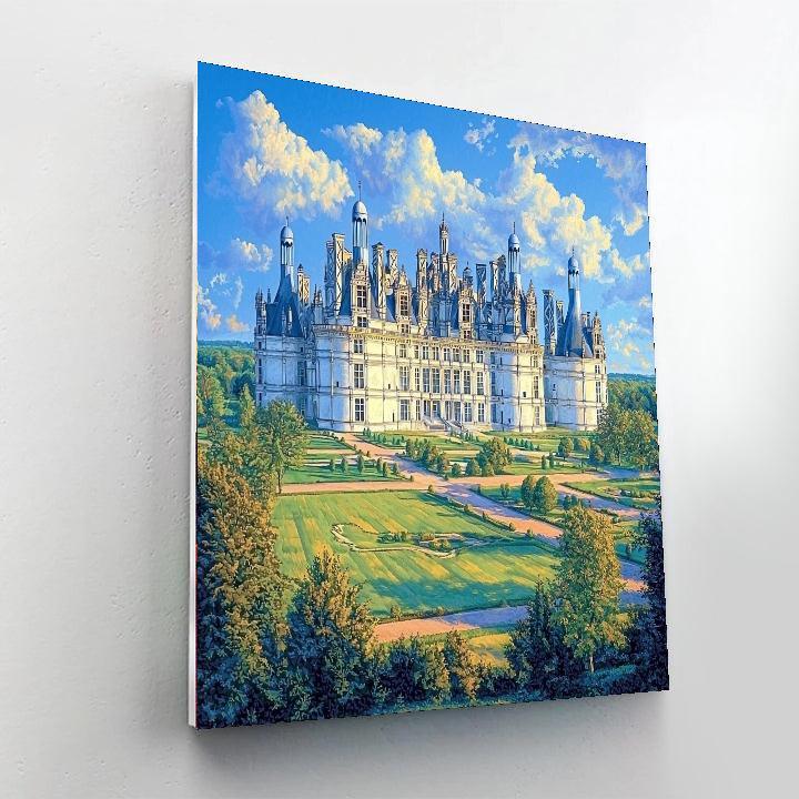 Chateau De Chambord - Loire Valley Painting Number Kit