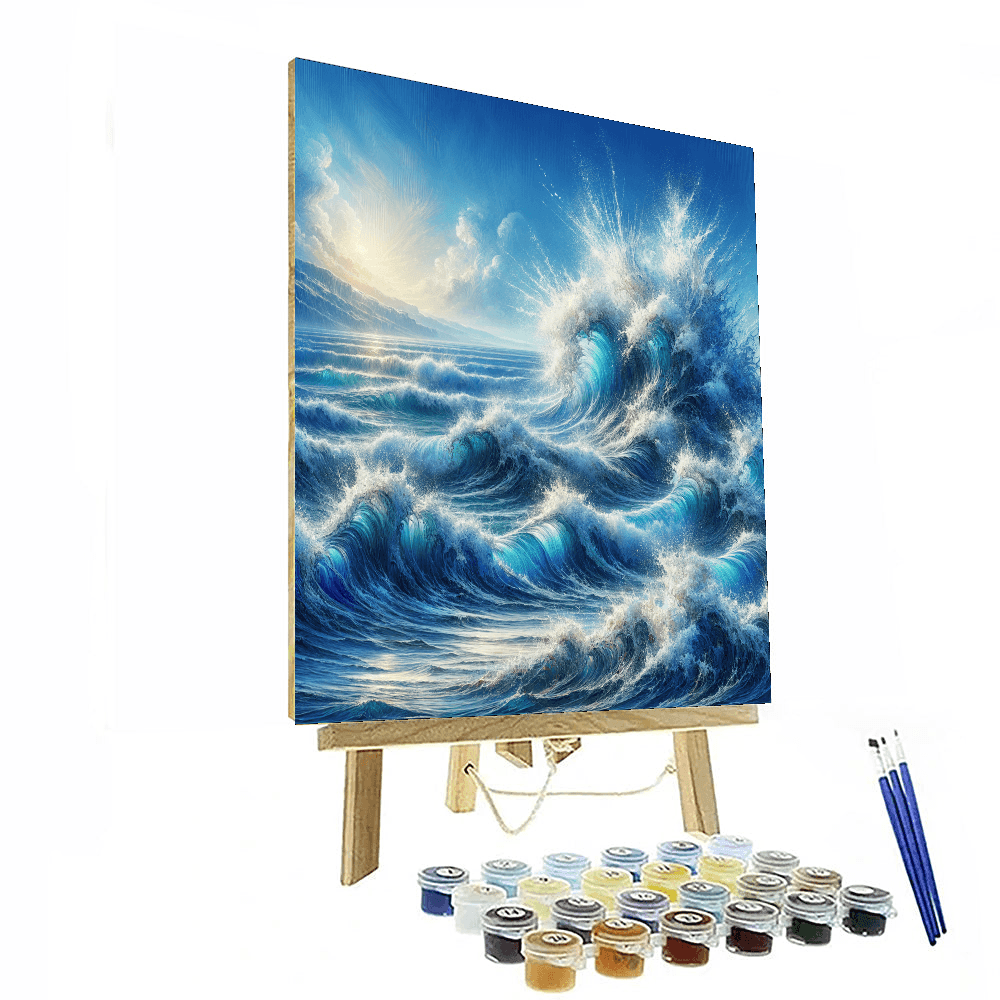 Ocean Waves Symphony - DIY Painting By Numbers Kit – Artistry Rack
