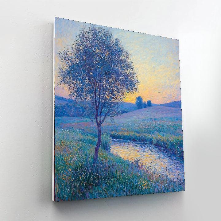 Claude Monet Inspired Luminous Nightfall  Paint By Numbers Kits