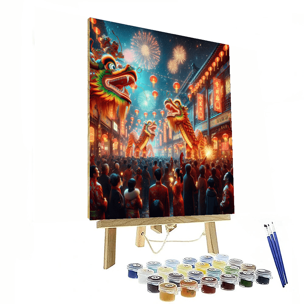 Chinese New Year - Beijing Paint By Numbers Art
