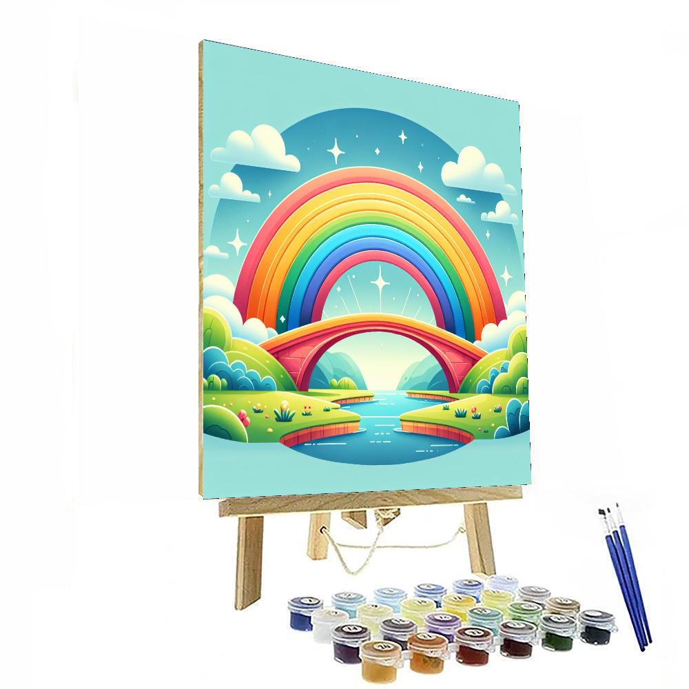 Rainbow Bridge To Magic DIY Paint By Numbers