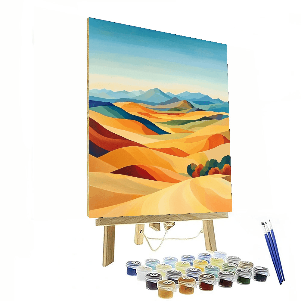 O'Keeffe Inspired Dreamy Desert - DIY Painting By Numbers Kit