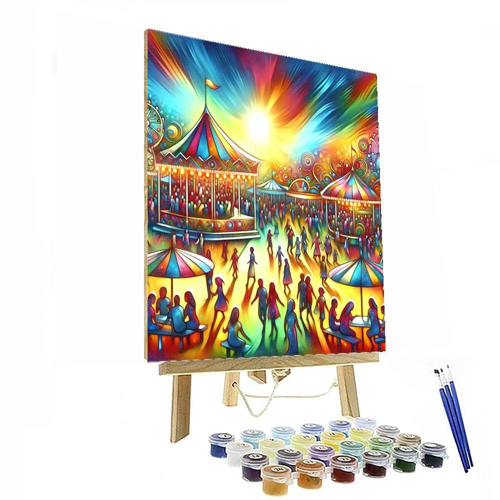 Dazzling Summer Festival Paint By Numbers Kits
