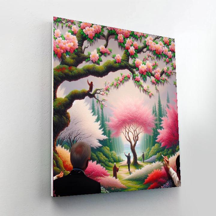 Spring Blossom Celebration Paint By Numbers Art