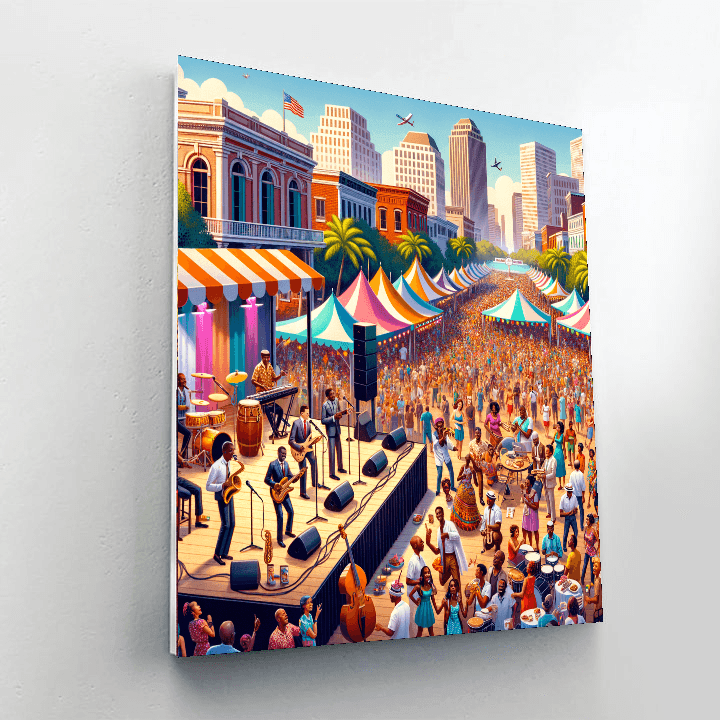 Jazz & Heritage Festival - Usa Paint By Numbers