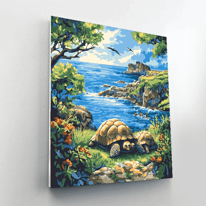 The Galápagos Islands DIY Paint By Numbers