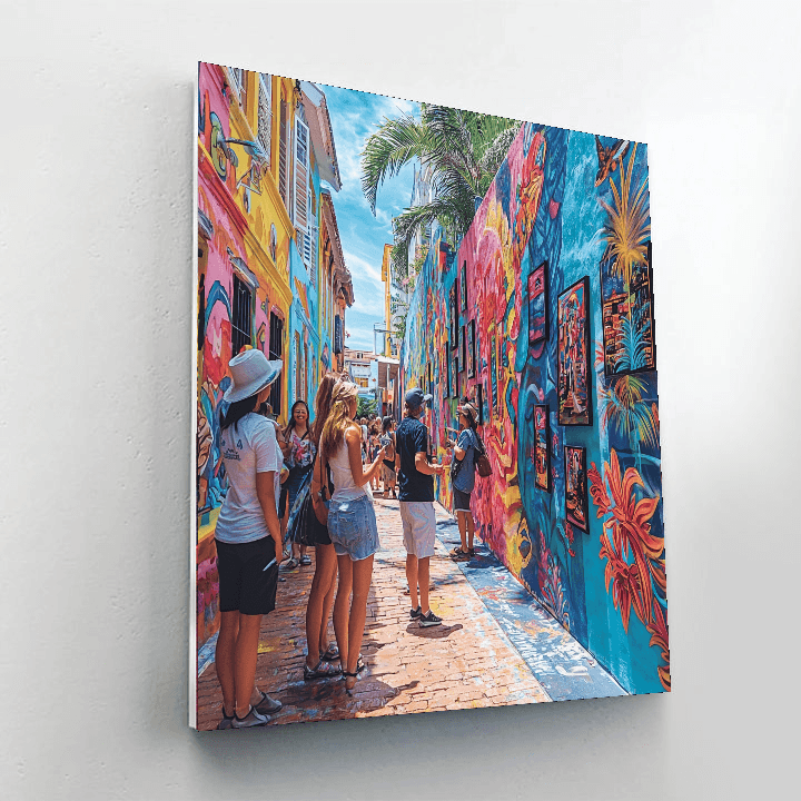 Penang Street Art DIY Paint By Numbers