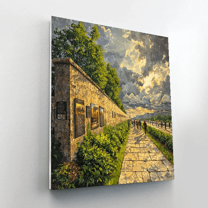 The Berlin Wall Memorial Painting Number Kit