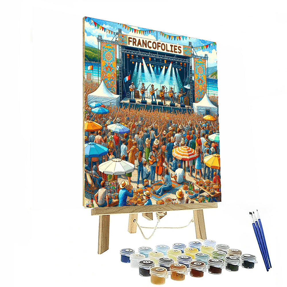 The La Rochelle Francofolies Festival Paint By Numbers