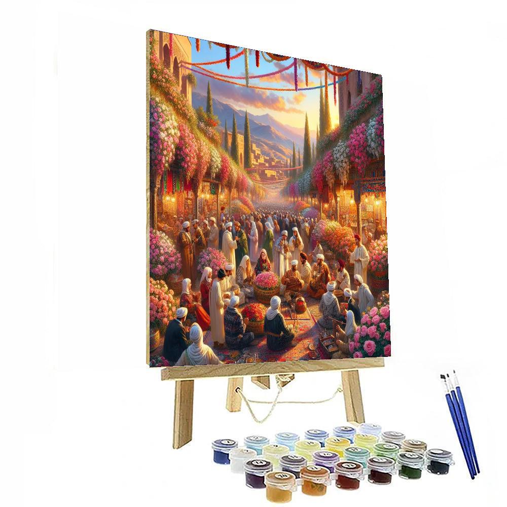 Festival Of The Rose - Morocco Paint By Numbers