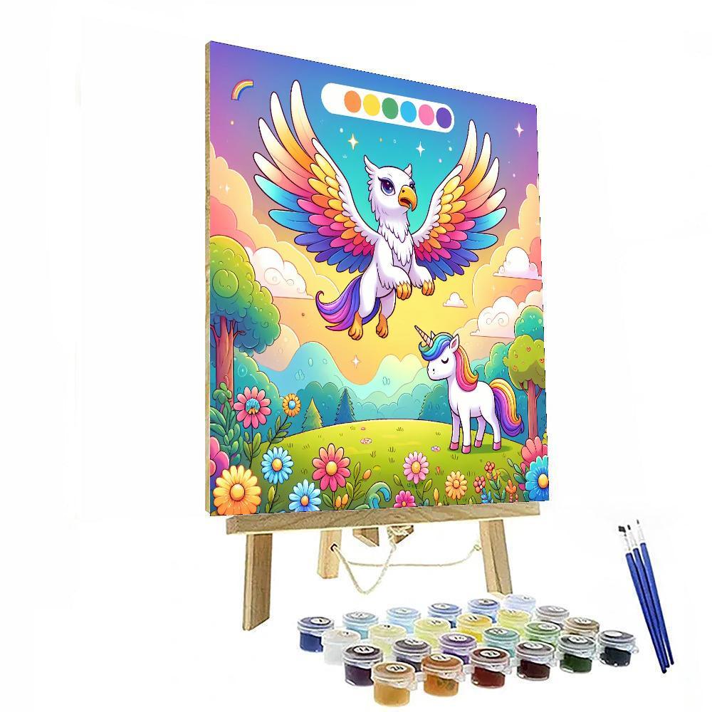 Mythical Creatures Safari Paint By Numbers