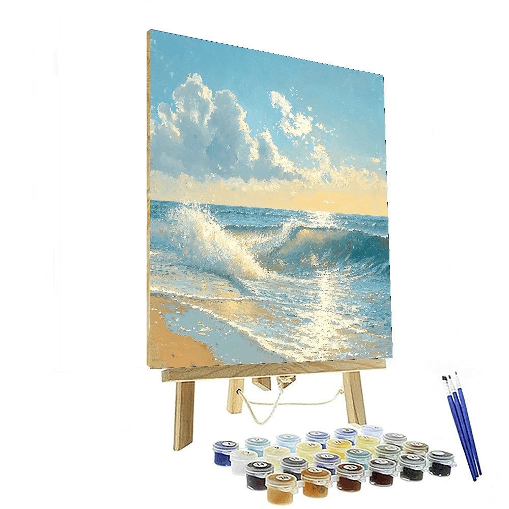 Homer Inspired Glimmering Ocean  Paint By Number