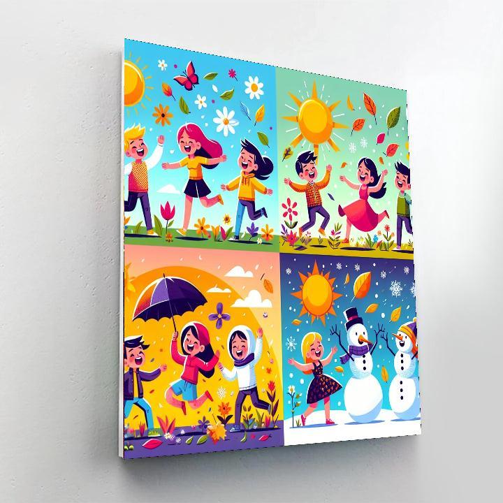 Joyful Seasonal Celebrations Painting By Numbers Kit