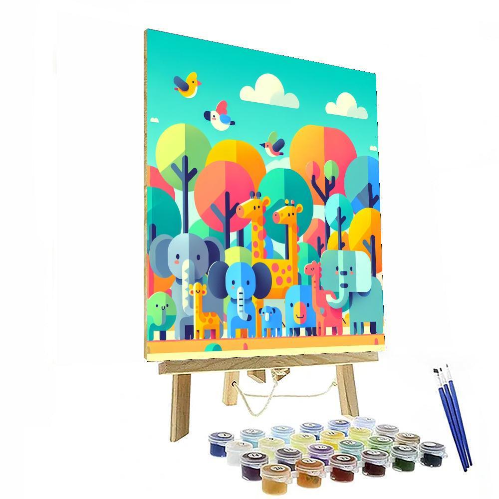 My Animal Kingdom Paint By Numbers