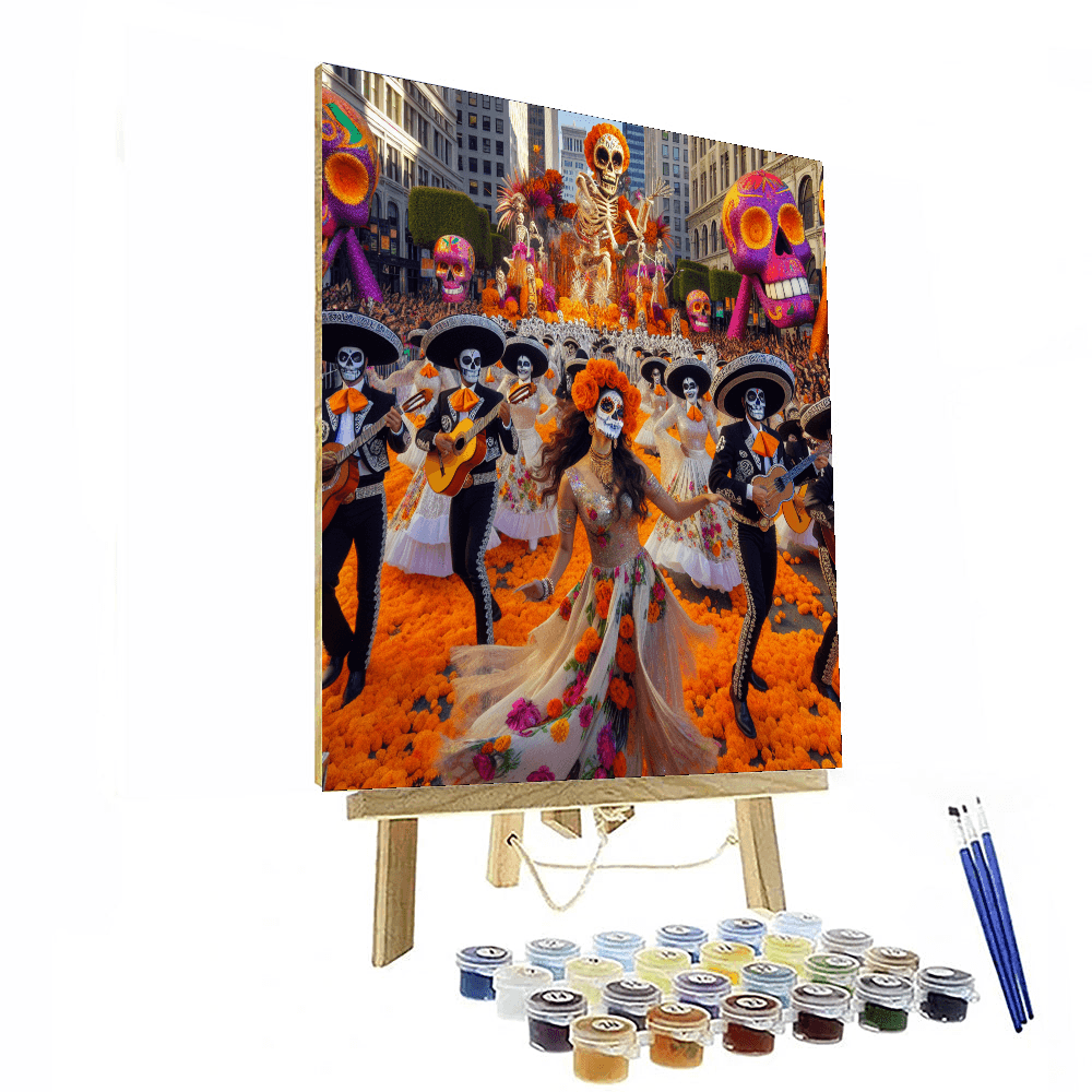 Day Of The Dead Parade - Mexico City Painting Number Kit