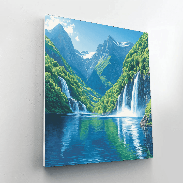 Geirangerfjord - Norway DIY Paint By Numbers