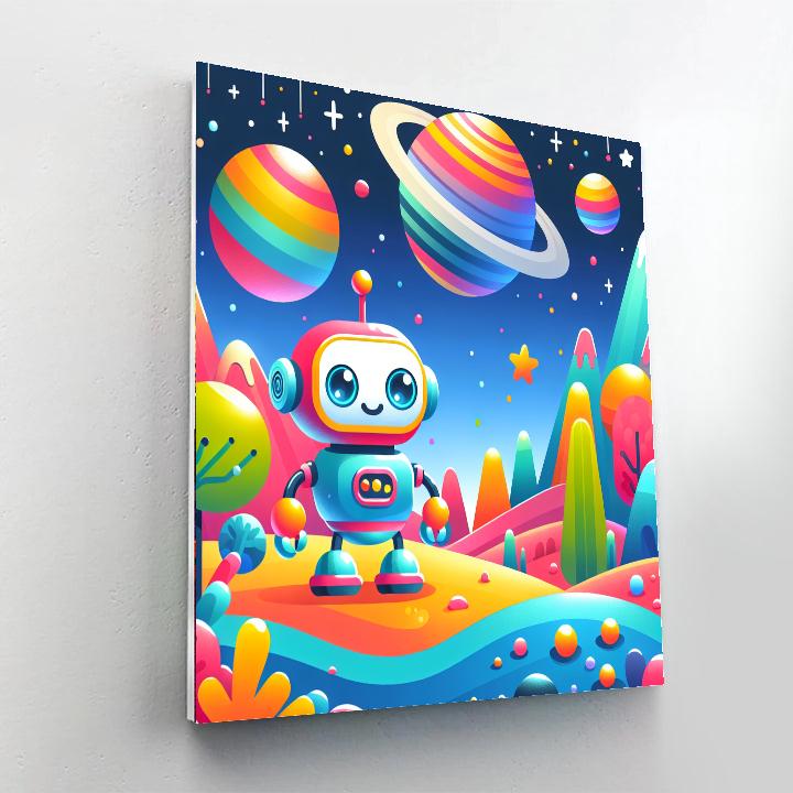 Robotic Explorers Adventure Paint By Numbers Kits