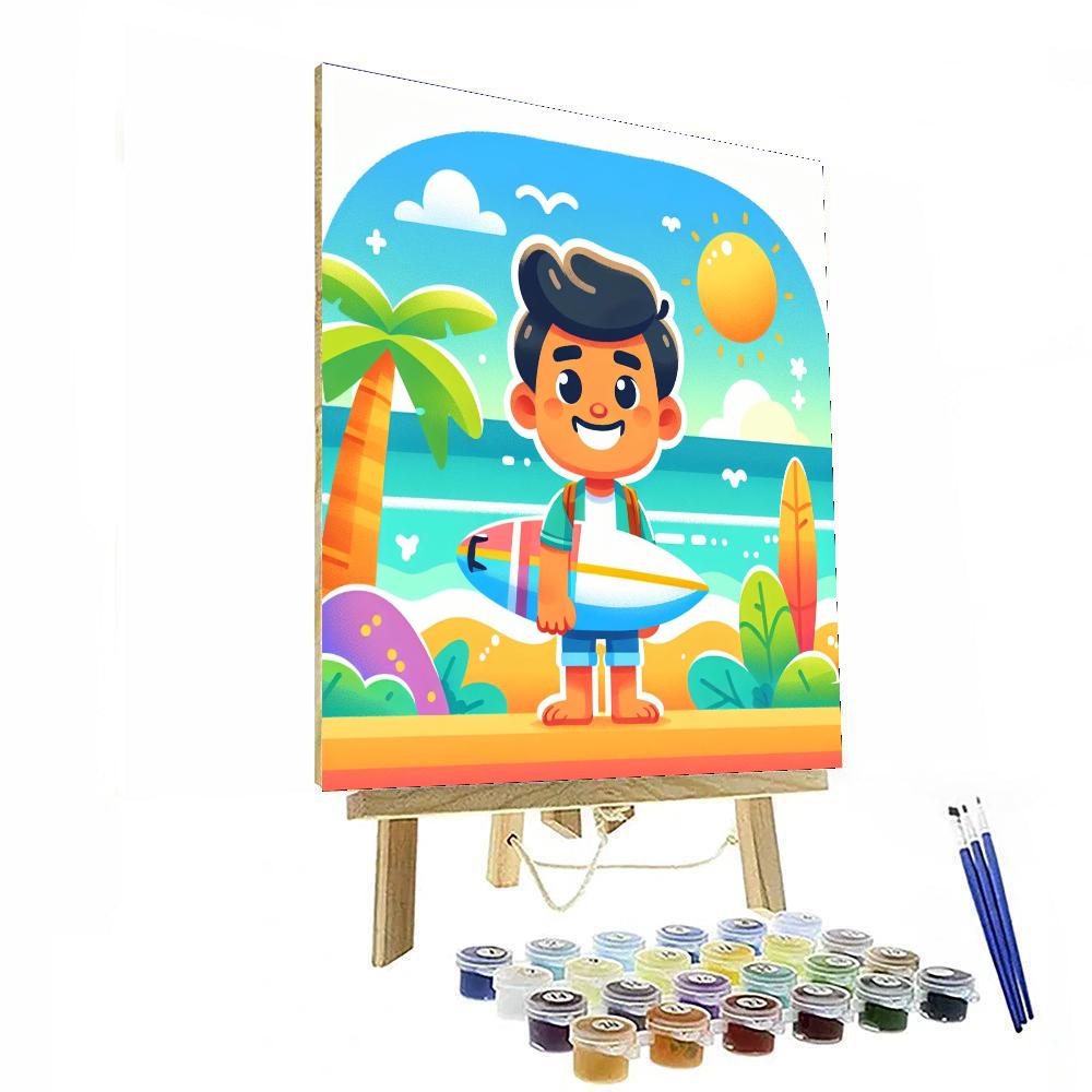 Tropical Adventure Quest Painting Number Kit