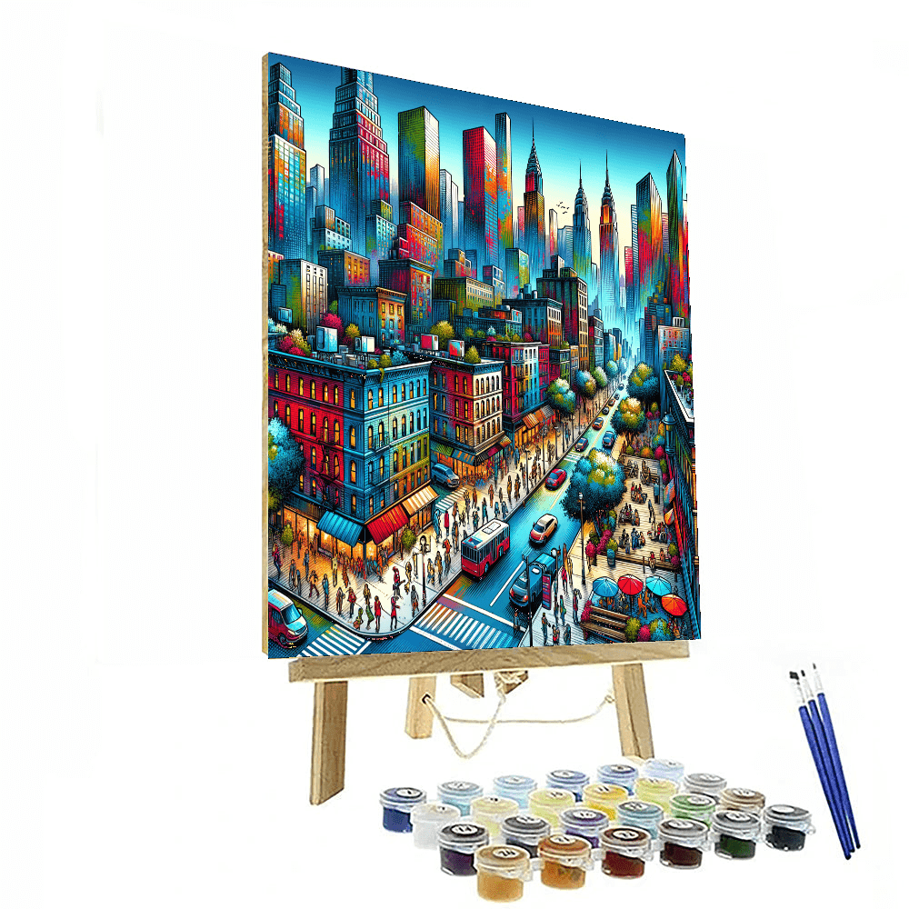 Cultural Cityscape Numbered Painting Kits
