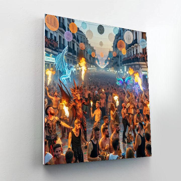 Fiesta De La Mercè Paint By Numbers Kits