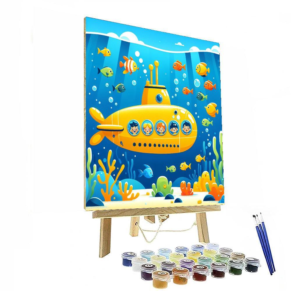Bright Underwater Expedition Paint By Color