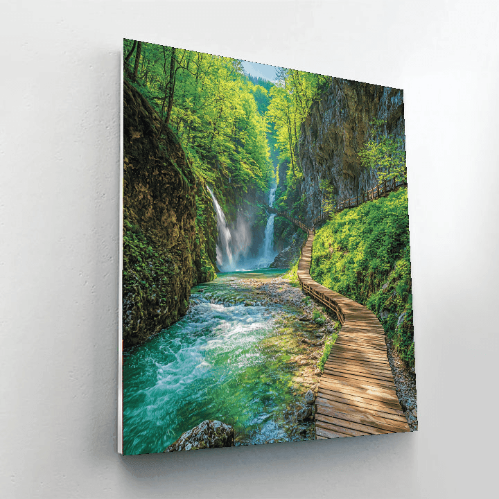 Vintgar Gorge - Slovenia Numbered Painting Kits