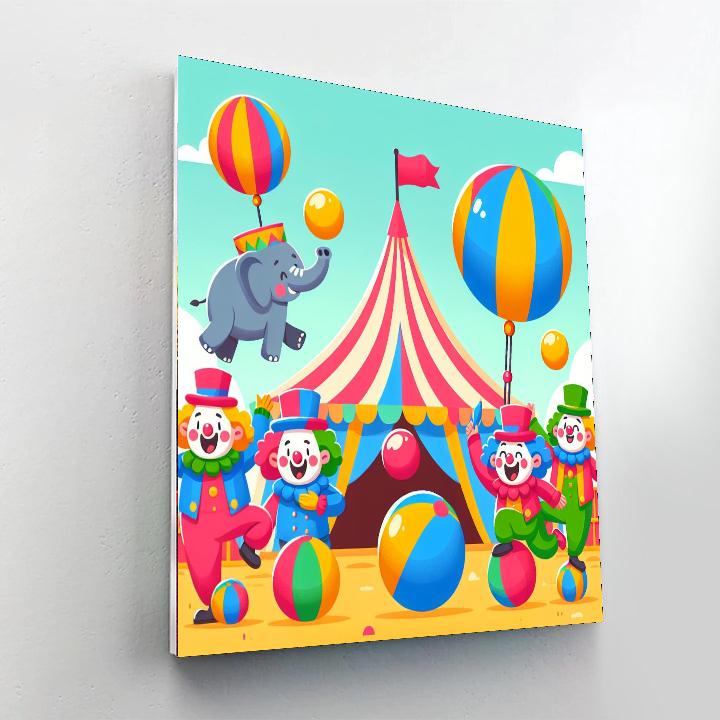 Fantastic Circus Painting Number Kit
