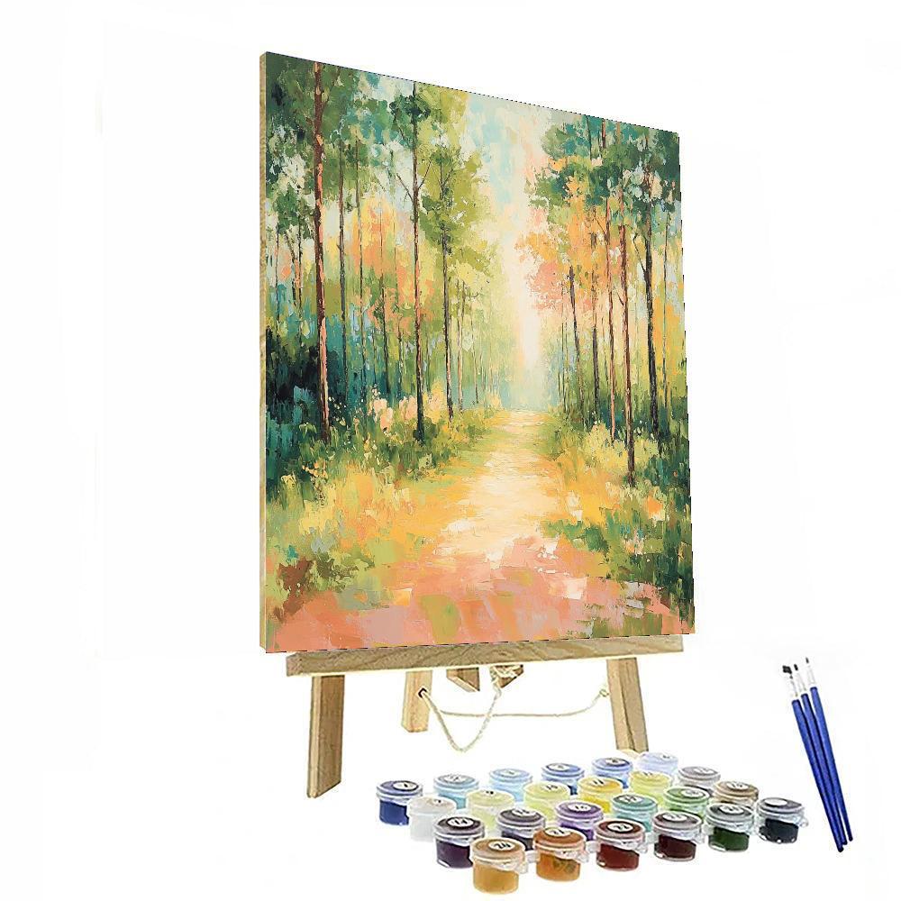 Edgar Degas Inspired Dance Of Colors In The Forest  Paint By Numbers