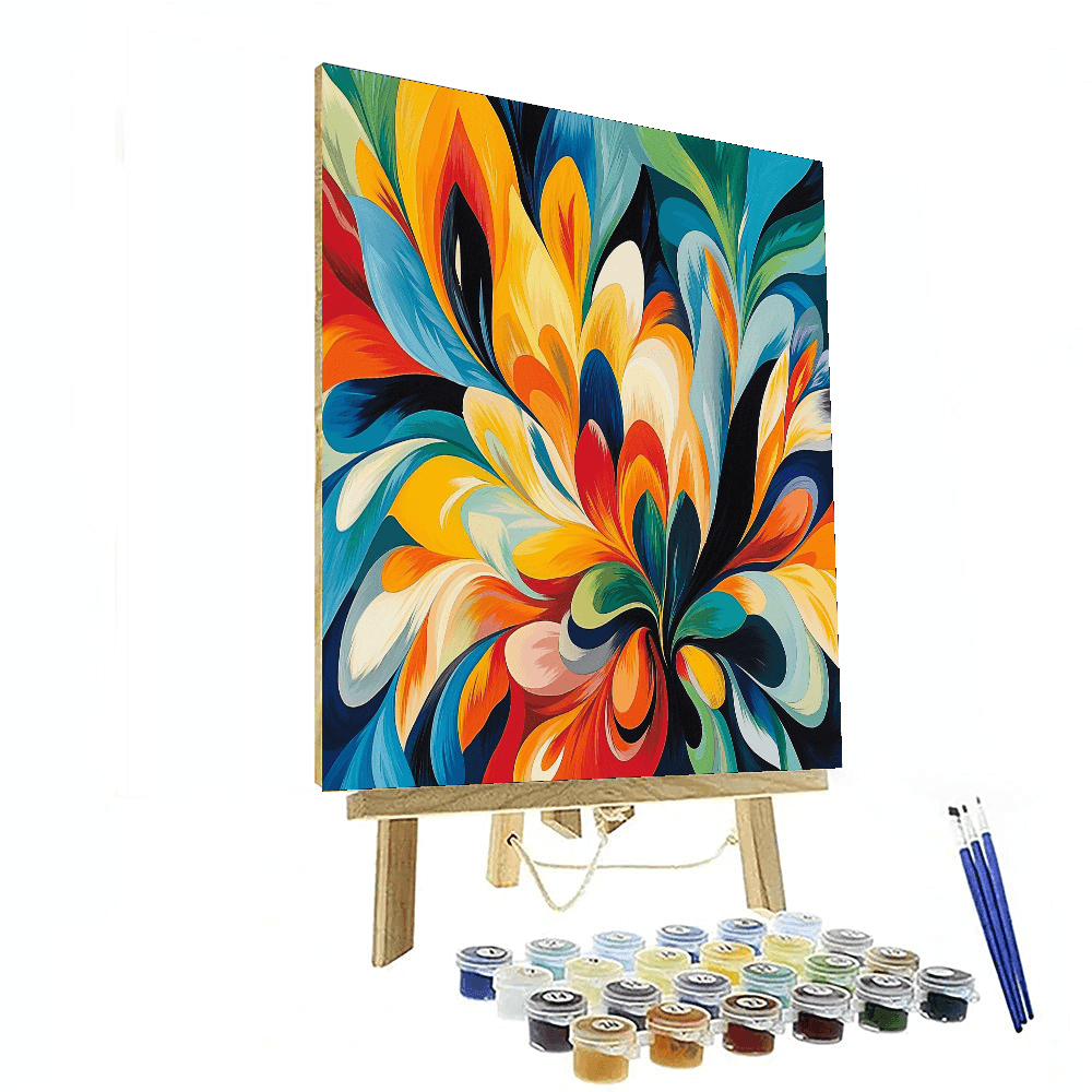 Georgia O'Keeffe Inspired Kaleidoscope Animal Patterns  Paint By Number